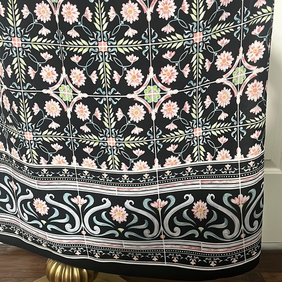 RACHEL Rachel Roy Casual One-Shoulder Maxi Dress Black & floral Size M - Picture 5 of 15